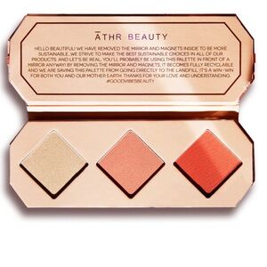 Athr beauty CRYSTAL CHARGED CHEEK PALETTE AMBER NWT